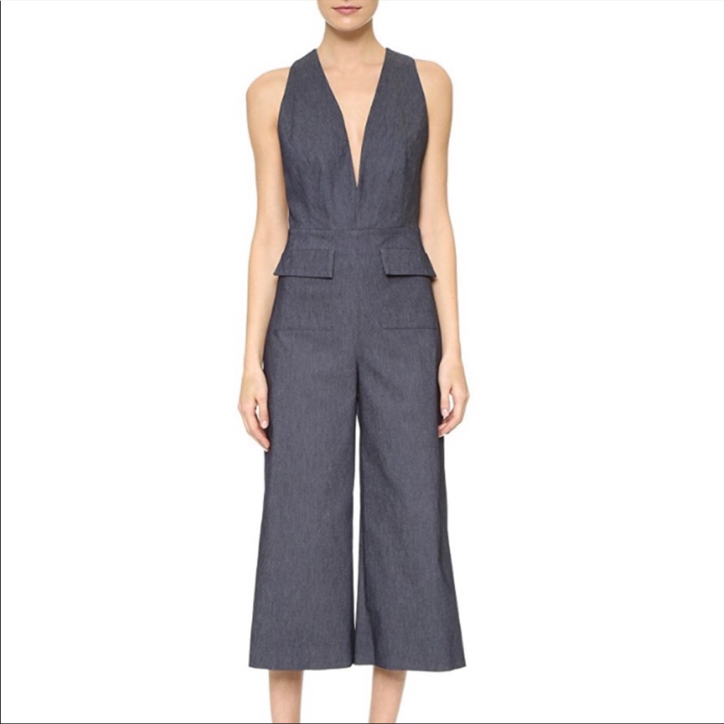 Cushnie Et Ochs Denim Jumpsuit